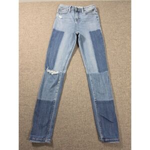 Idyllwind Miranda Lambert Skinny Jeans Womens 4x30 Blue Denim Two Tone Patchwork